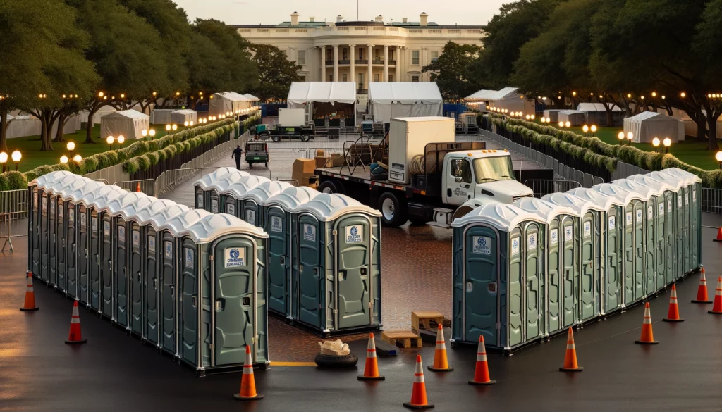 Kenner sanitation service in the field